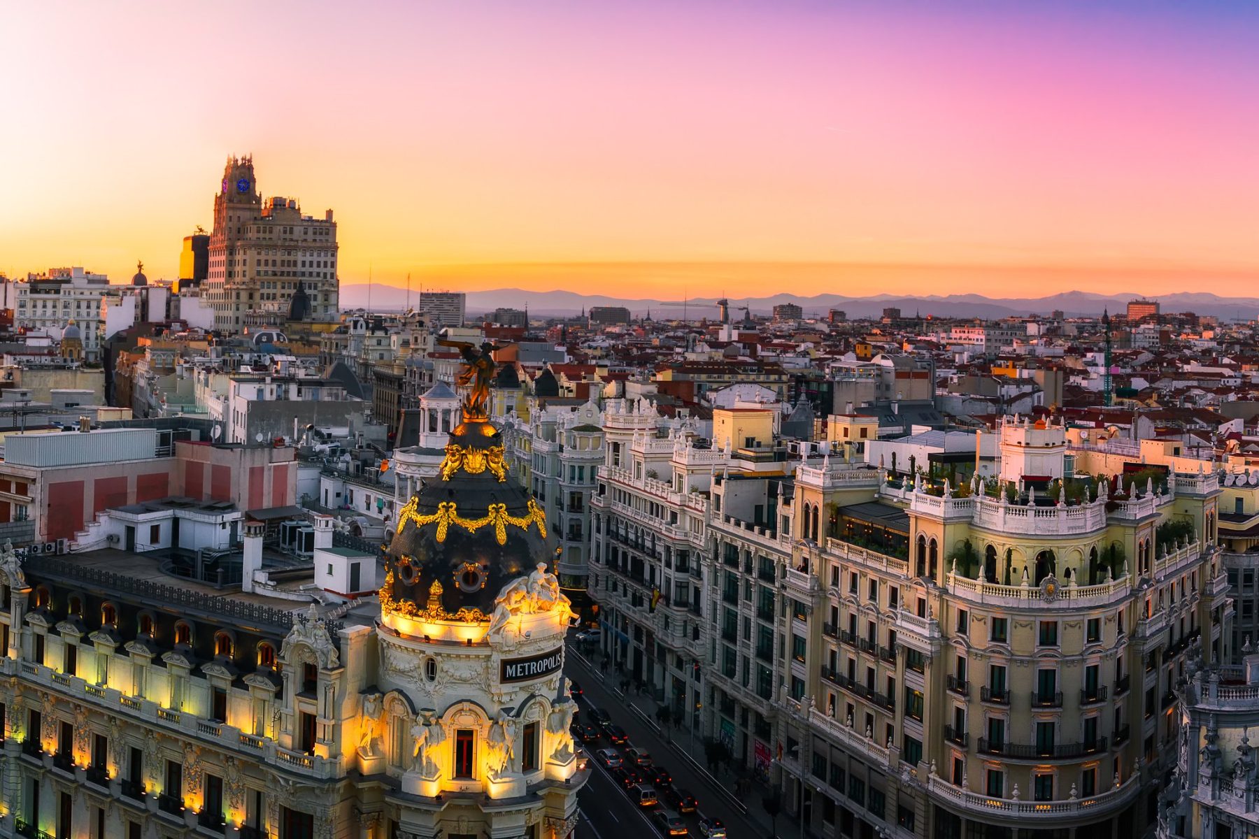 Madrid skyline